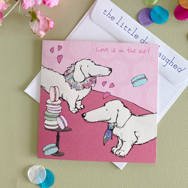 Little Dog Laughed - Daxi Love Greeting Card