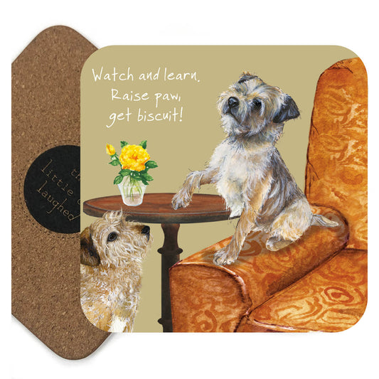 Border Terriers Coaster | Raise Paw