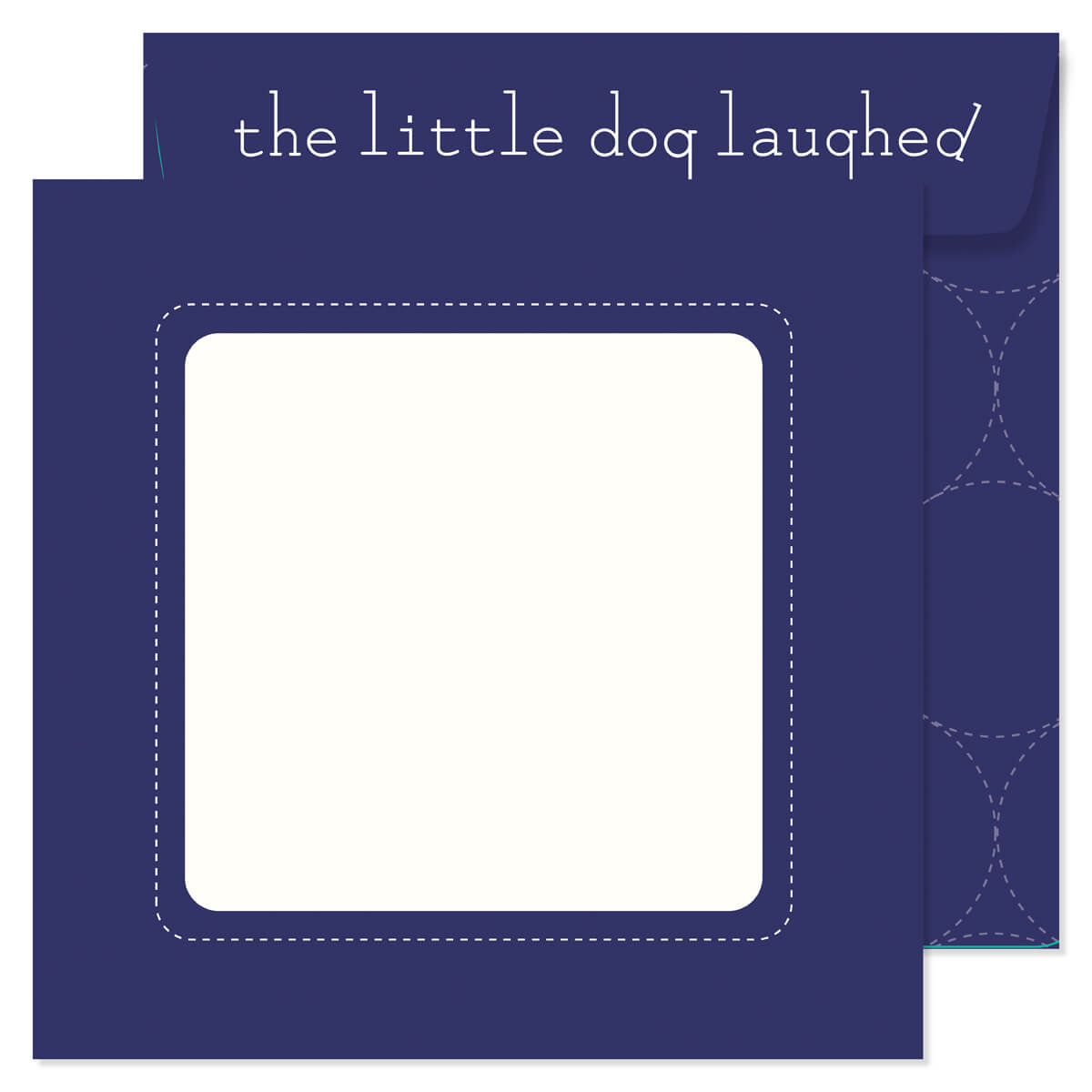 Red and White Border Collie Greeting Card