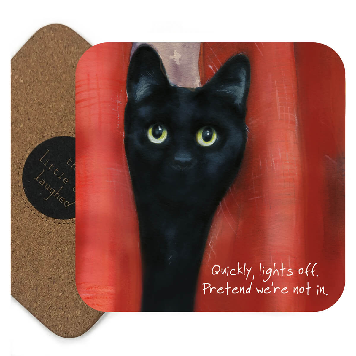 Black Cat Coaster