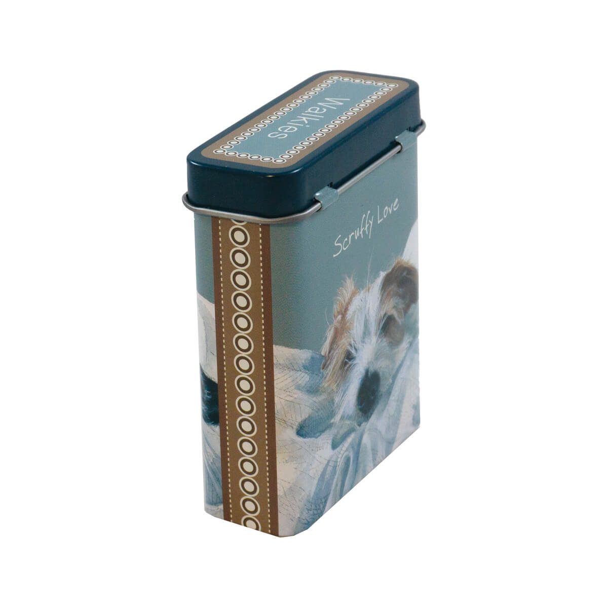 Rough-Coat Jack Russell Walkies Treat Tin