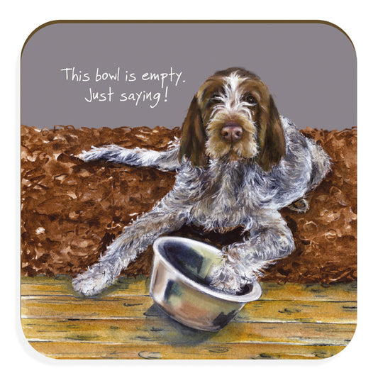 Little Dog Laughed - Italian Spinone Coaster
