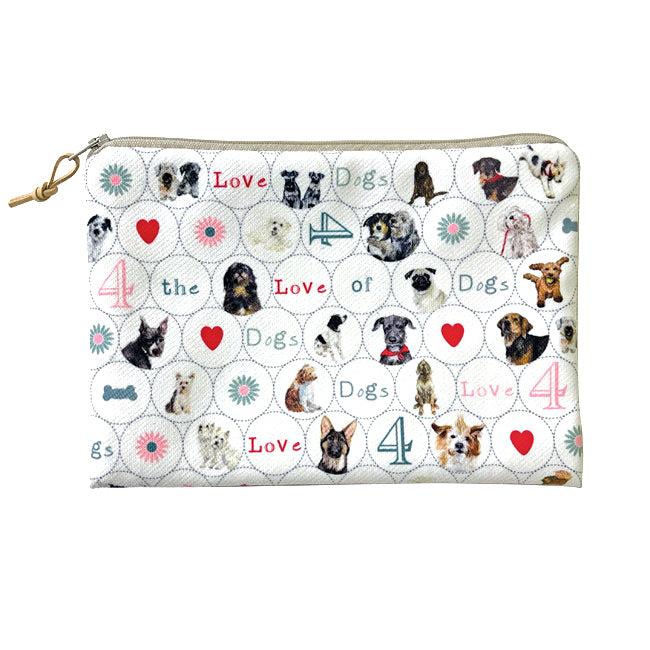 Love Dogs Zip Purse