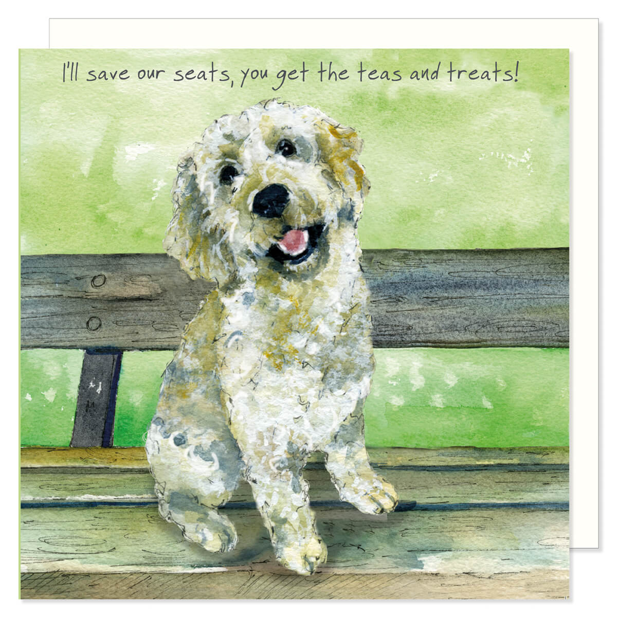 Labradoodle Greeting Card