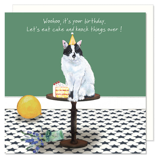 Funny Cat Birthday Card