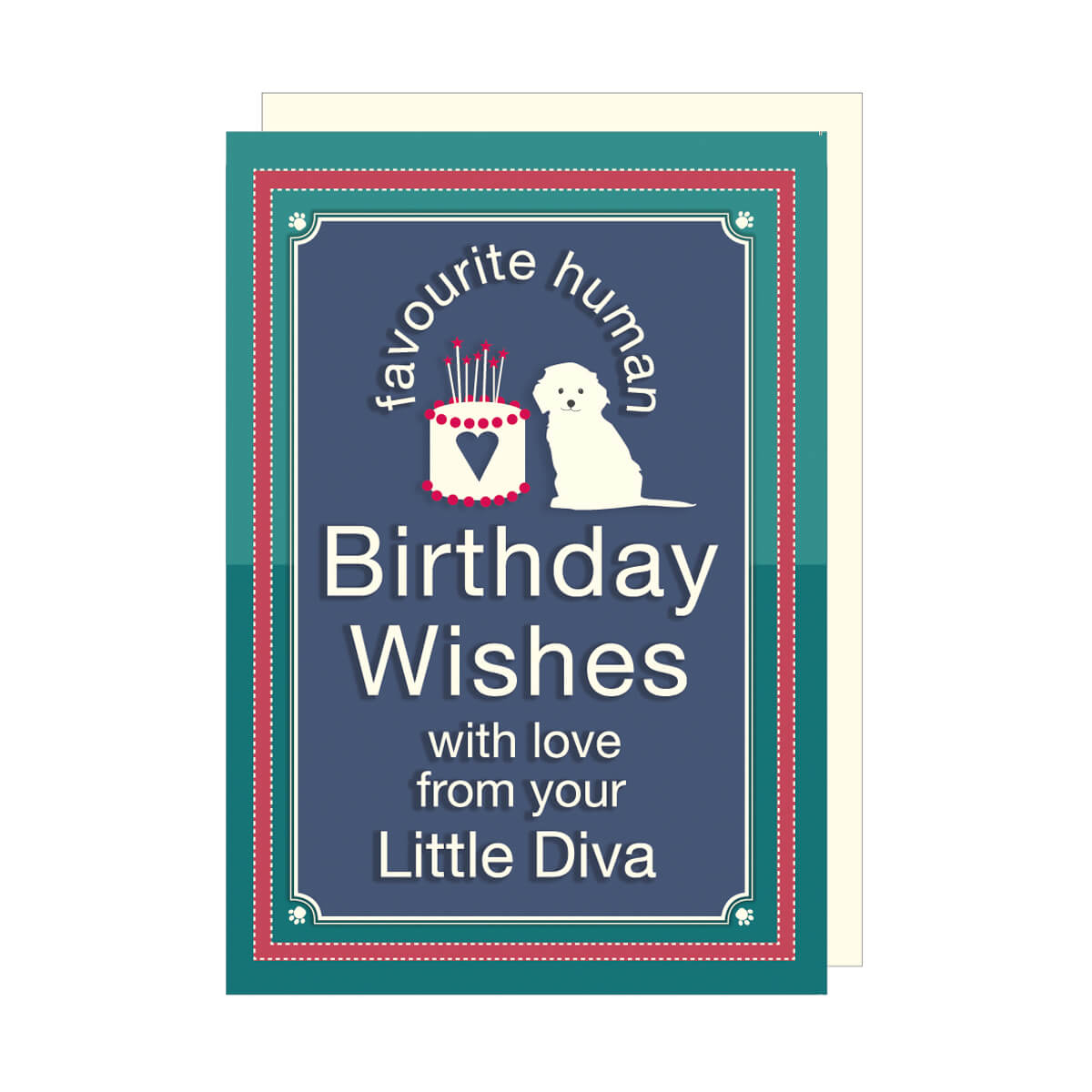 Favourite Human Birthday Wishes Card