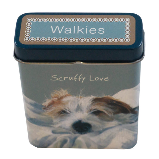 Rough-Coat Jack Russell Walkies Treat Tin