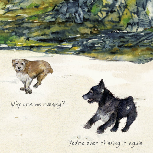 Terrier Dogs Greeting Card