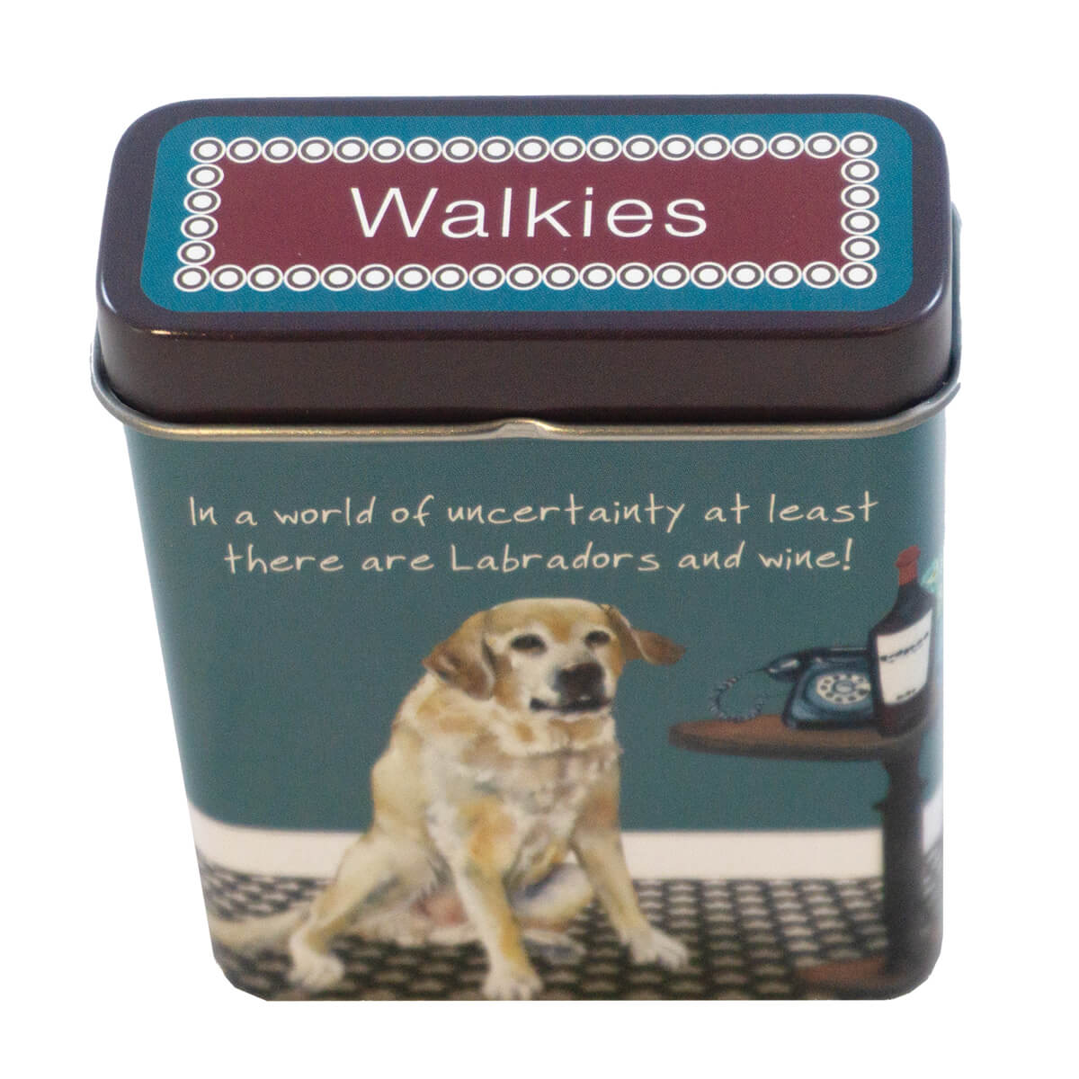 Labrador & Wine - Pocket Treat Tin