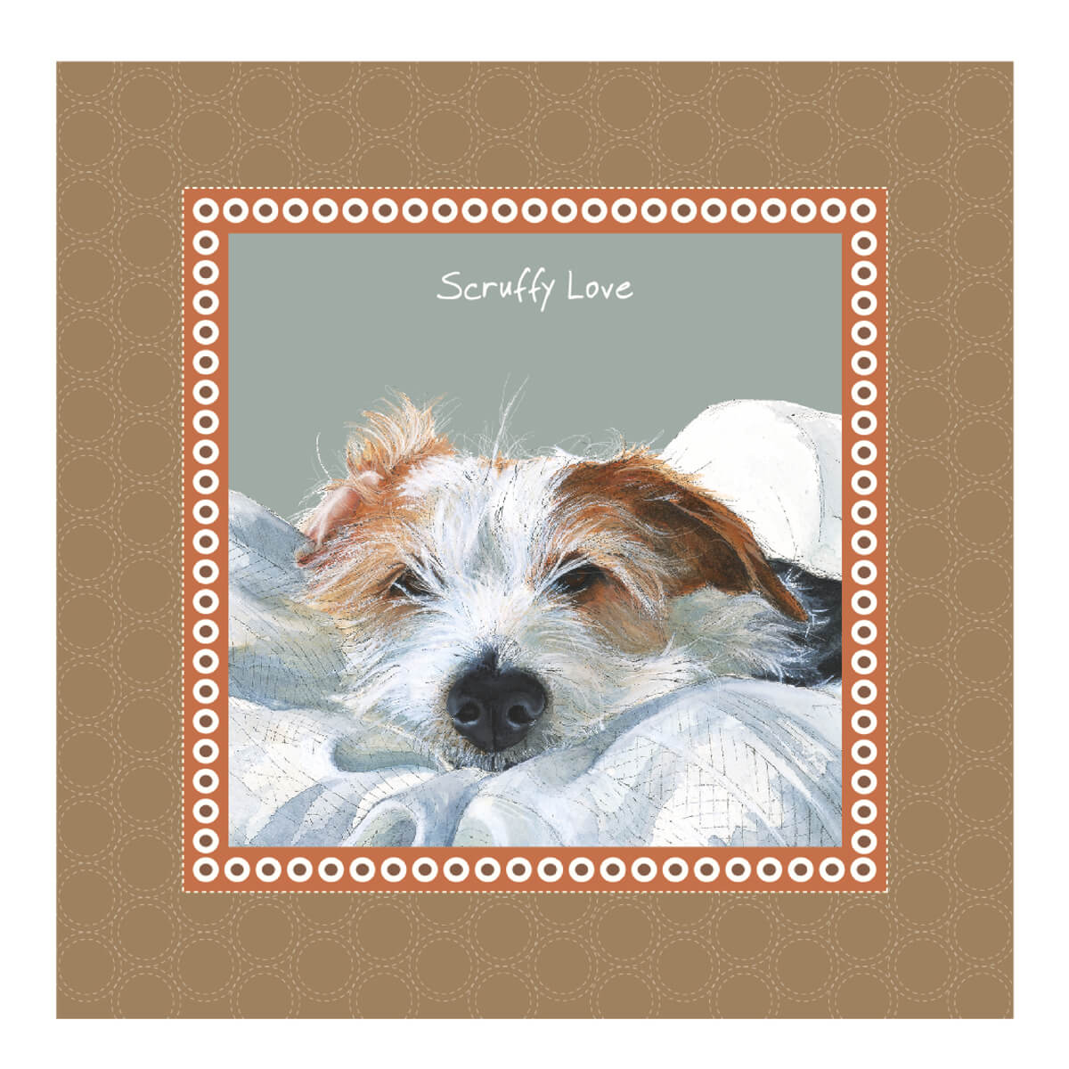 Little Dog Laughed - Rough Coated Jack Russell Lens Cleaning Cloth