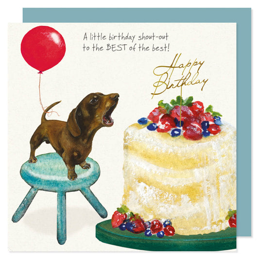 Dachshund Birthday Card
