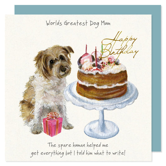 Dog Mum Birthday Card