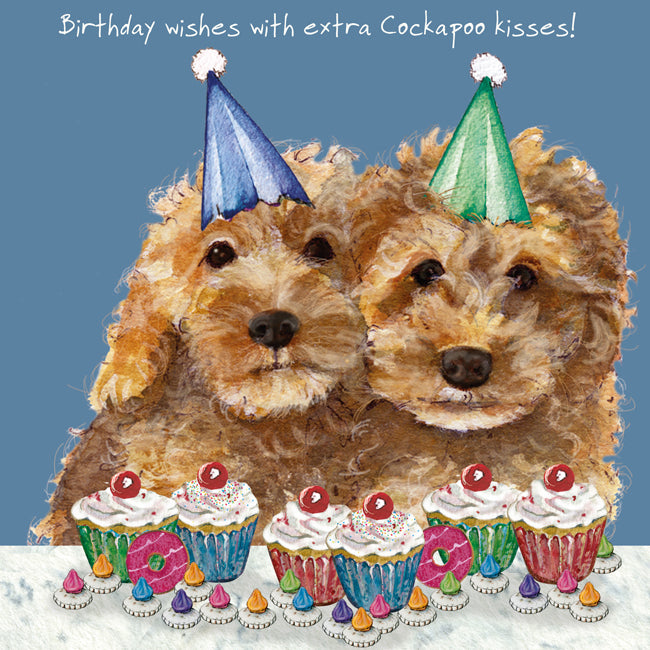 Cockapoo Birthday Card