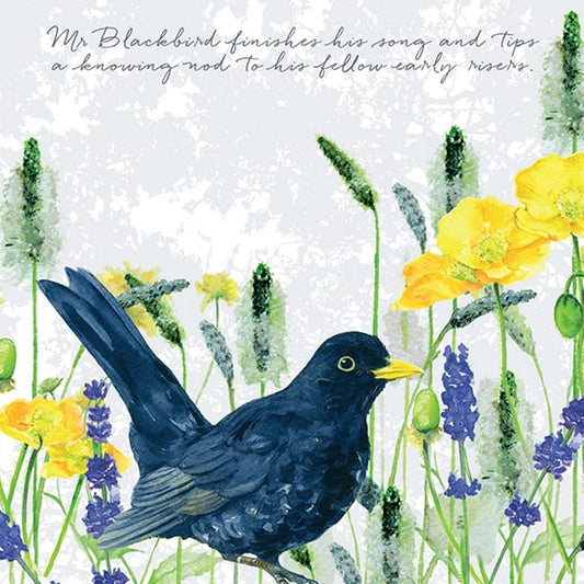 Blackbird Greeting Card