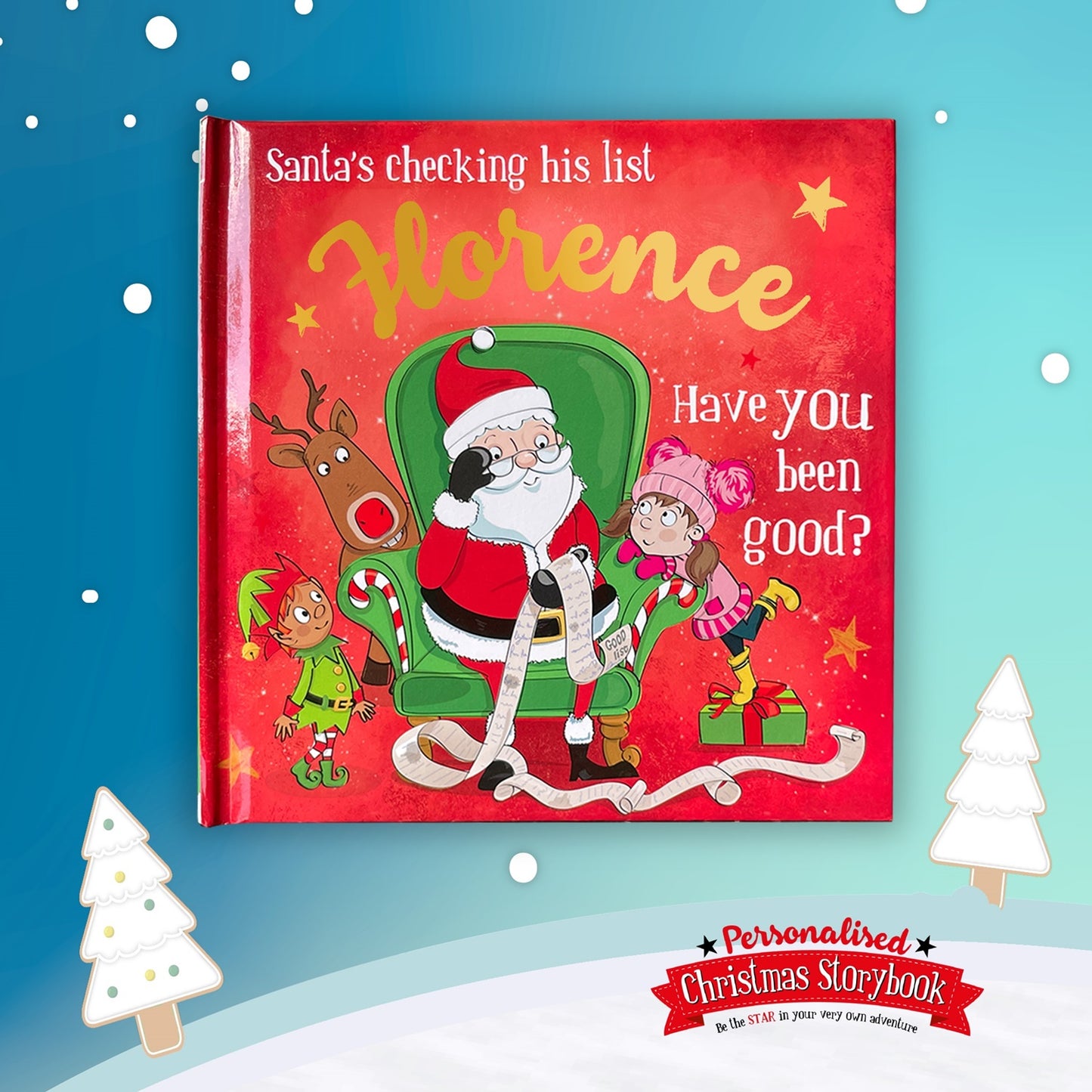Childrens Xmas Storybook / colouring book   - Florence