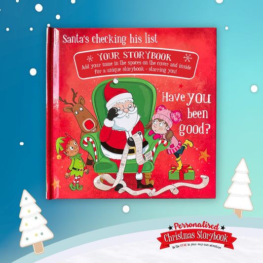 Childrens Xmas Storybook / colouring book   - Santa Help (Female)