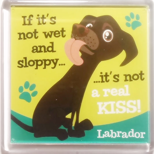 Wags & Whiskers Dog Magnet "Labrador (Brown)" by Paper Island