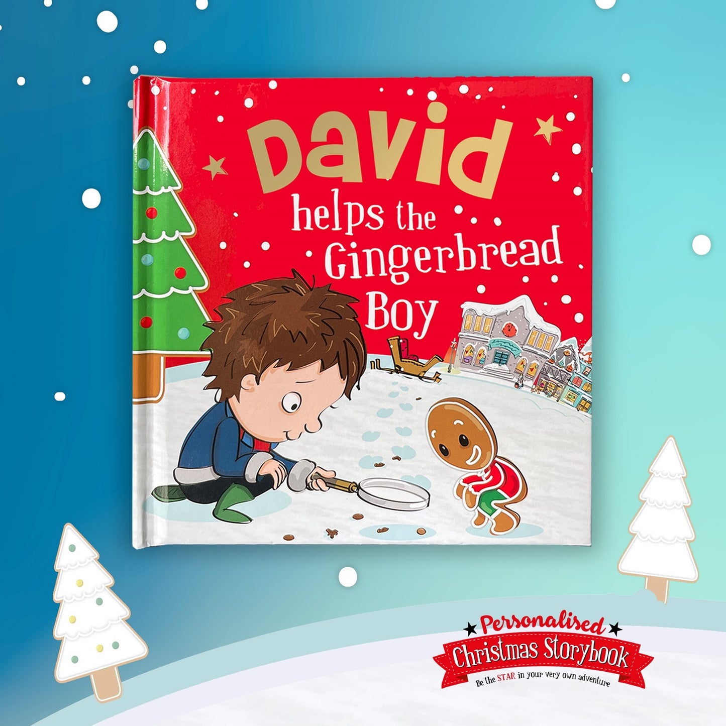 Childrens Xmas Storybook / colouring book - David