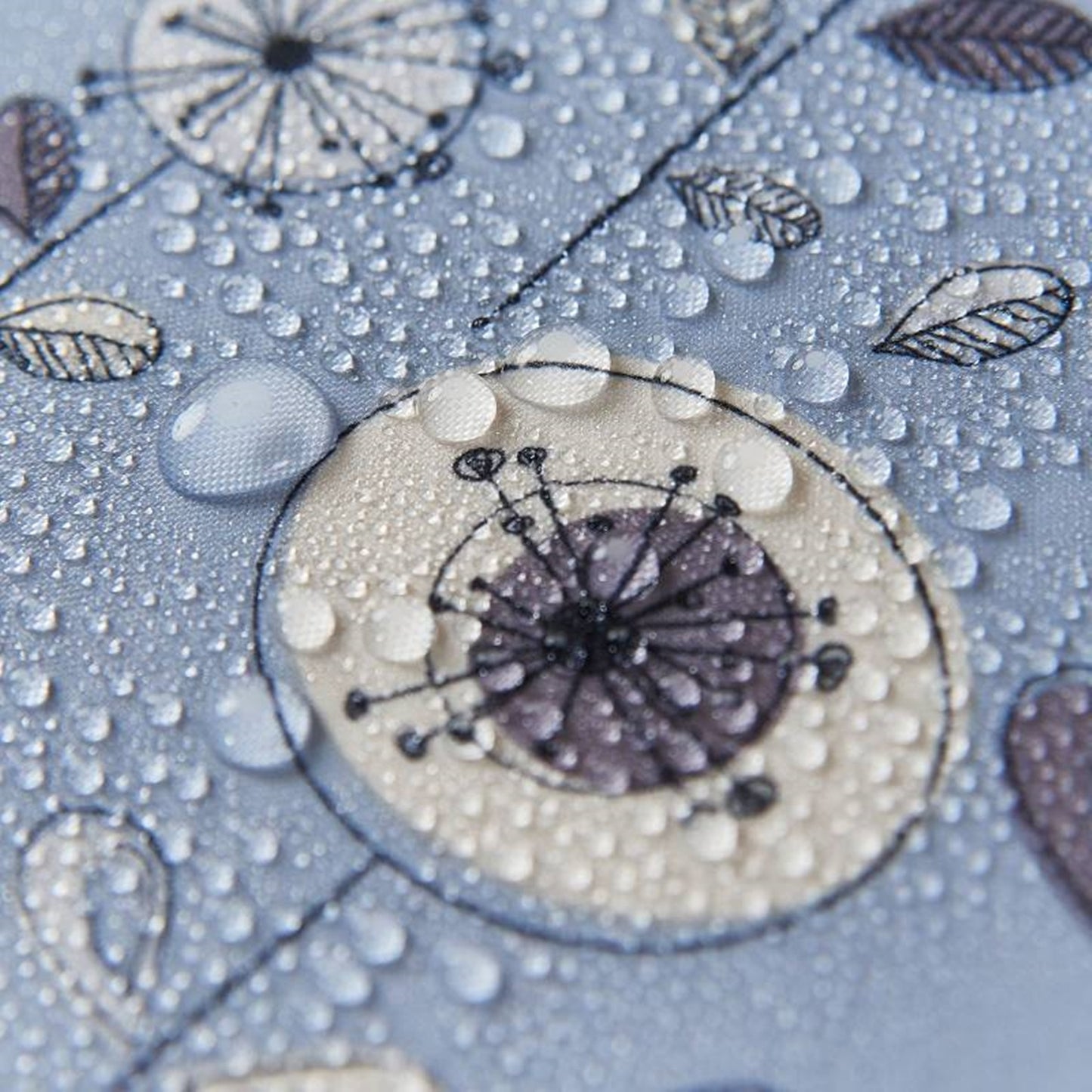 Eco Chic Lightweight Foldable Holdall 1950s Flower (Grey)