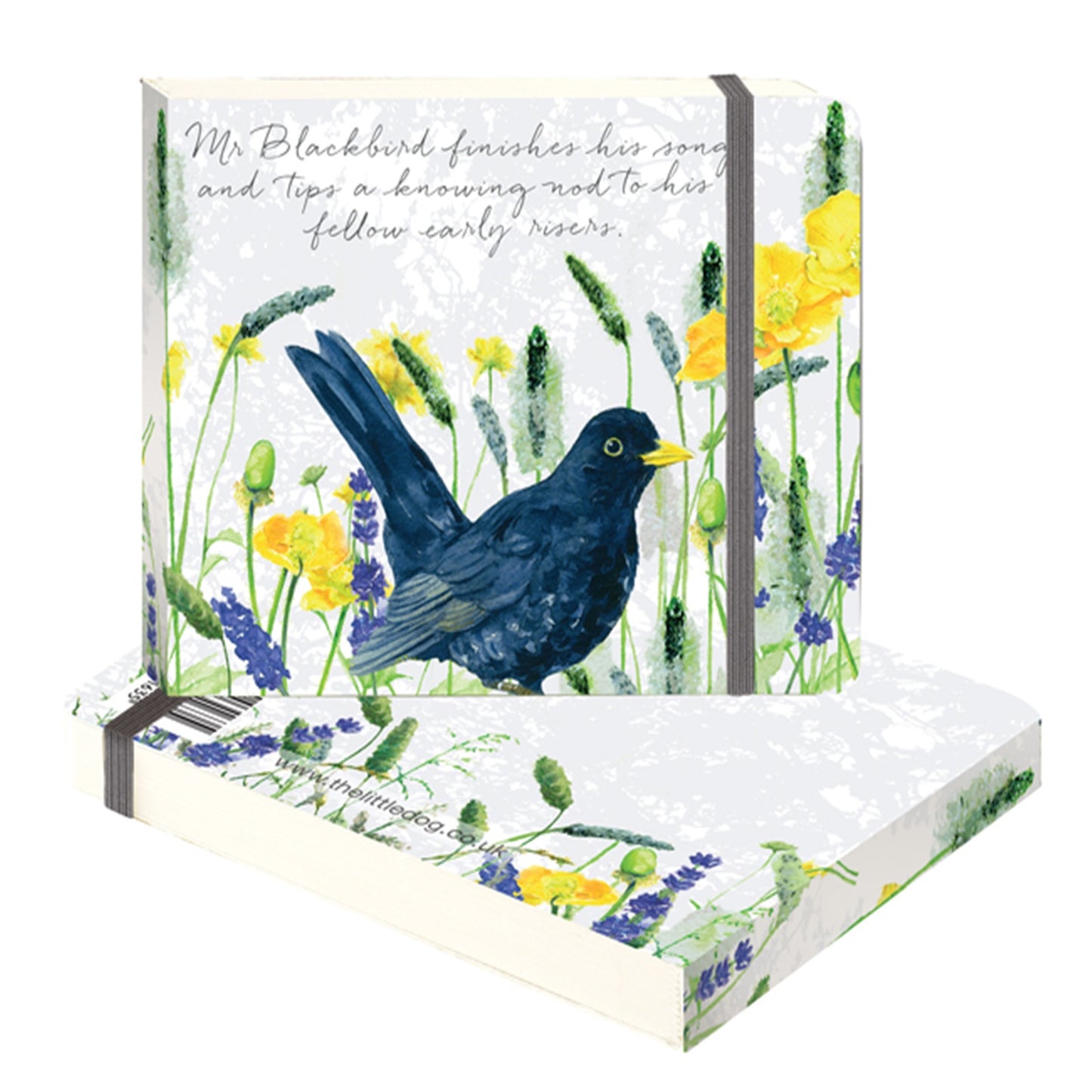 Blackbird Notebook by little dog laughed