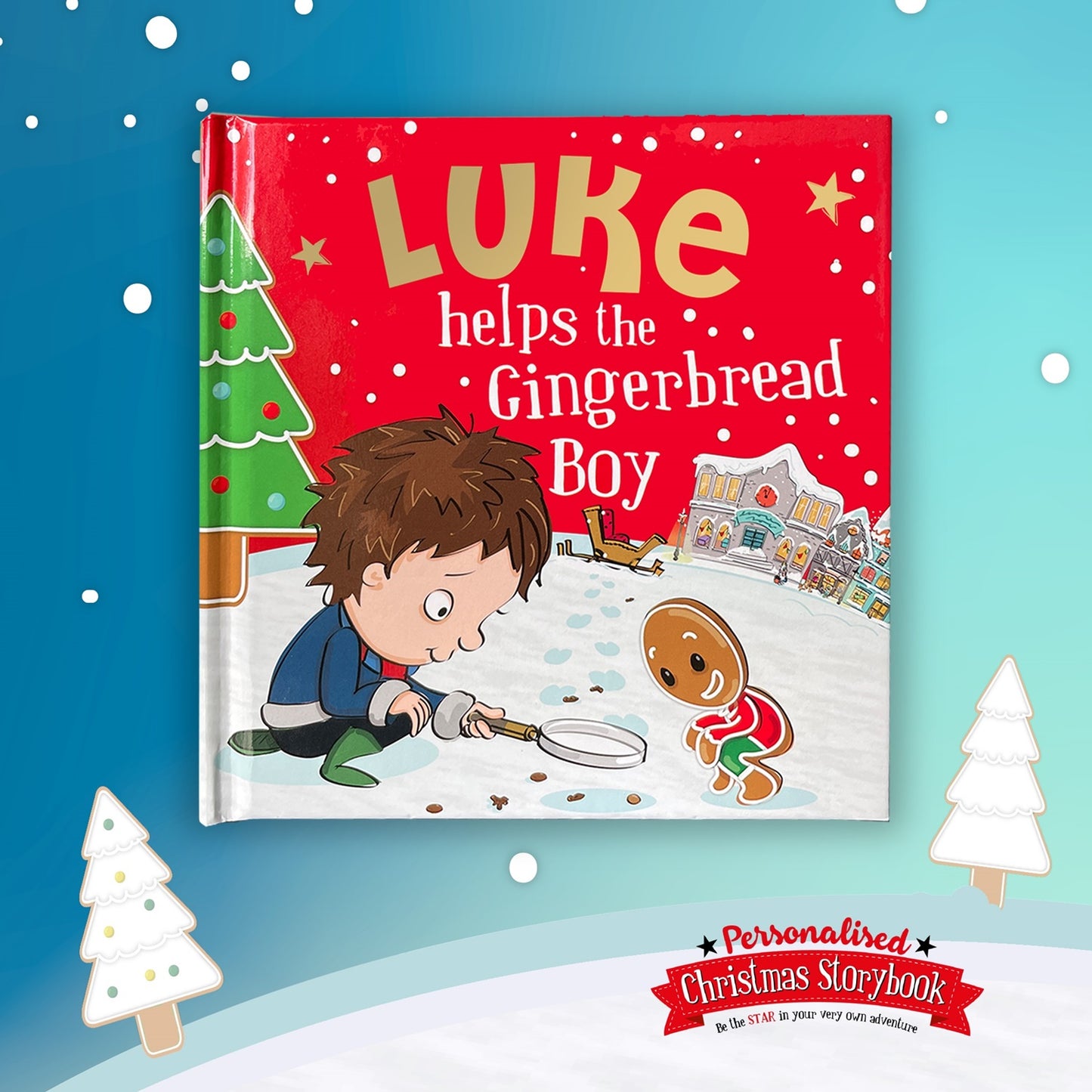Childrens Xmas Storybook / colouring book - Luke