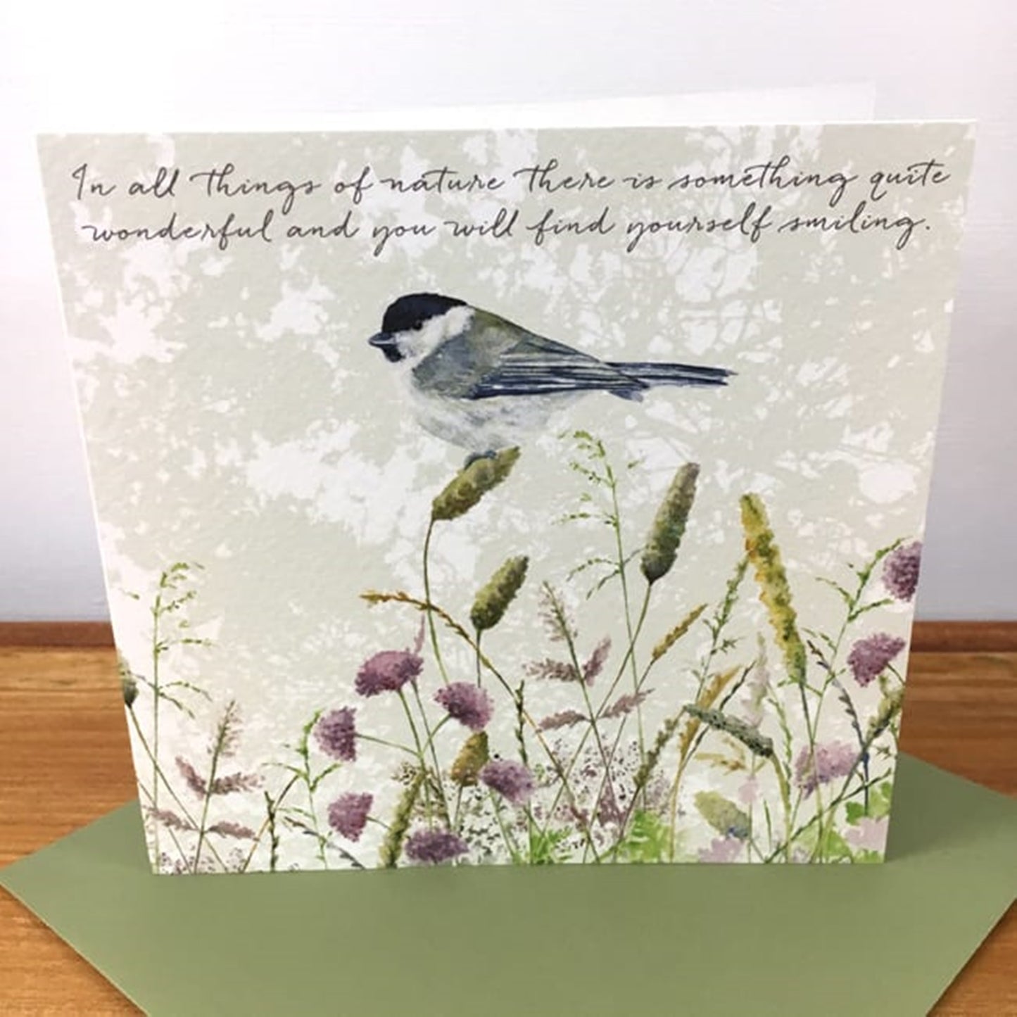 Marsh Tit Greeting Card