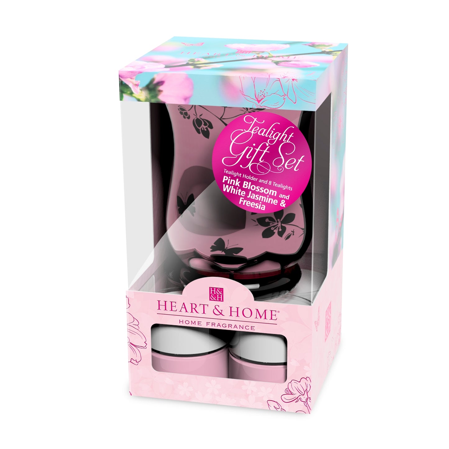 Heart & Home Tealight Soy Wax Gift Set Spring 8 Tealights included