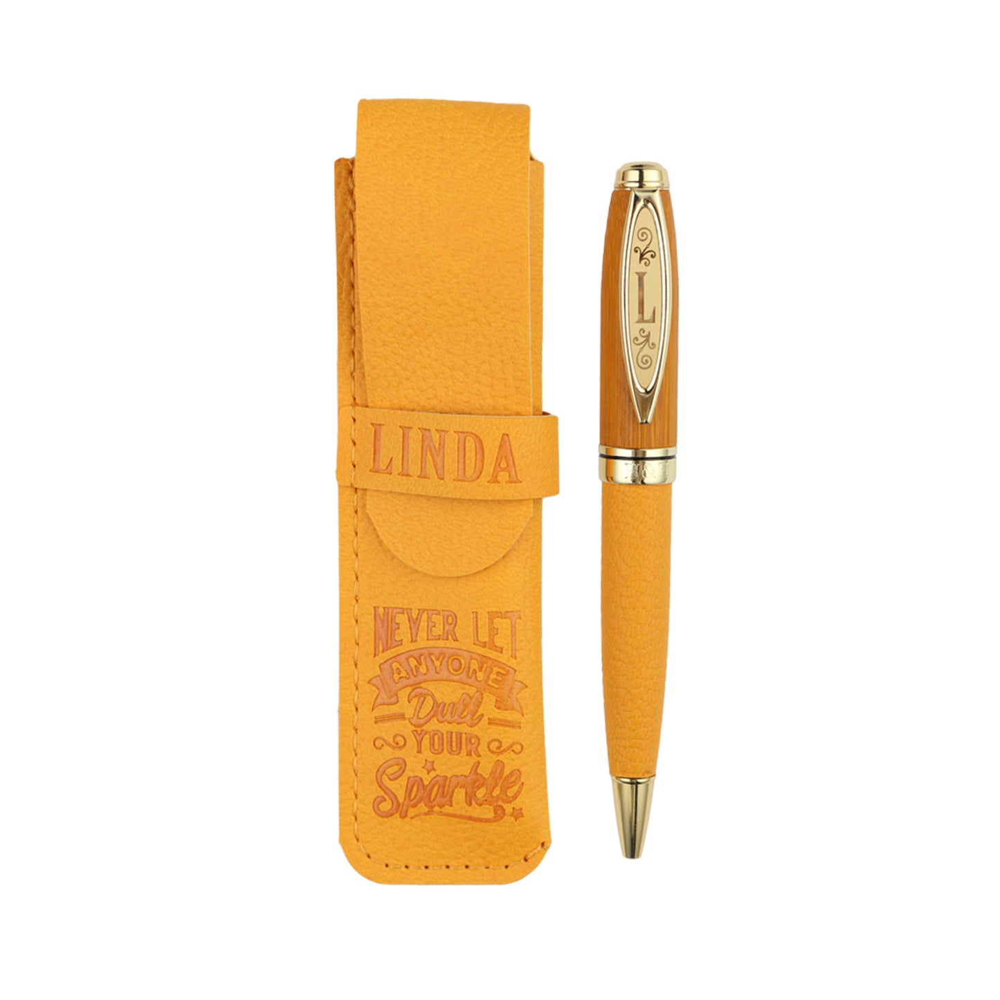 History & Heraldry Personalised Bamboo Signature Pens - Linda