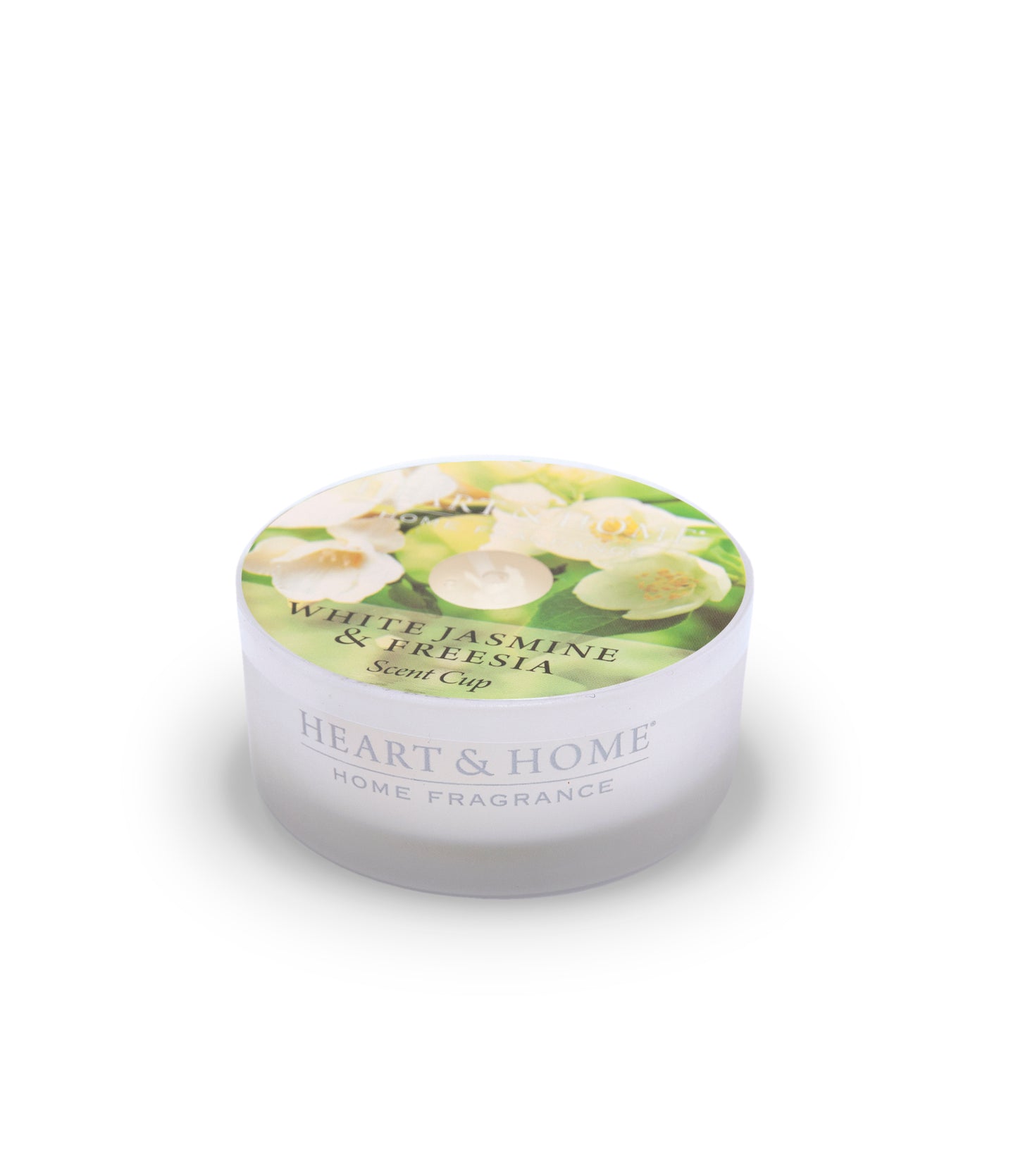 Heart & Home White Jasmine & Freesia Scented Soy Wax Scent Cup