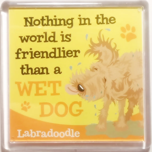 Wags & Whiskers Dog Magnet "Labradoodle" by Paper Island