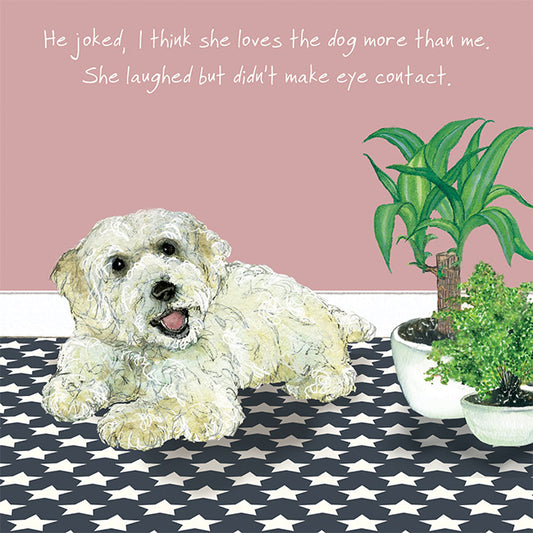 Bichon Fris? Dog Greeting Card