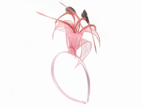 Glitz4Girlz Pink Floral Fascinator
