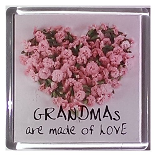 History & Heraldry Sentiment Fridge Magnet Grandmas are made