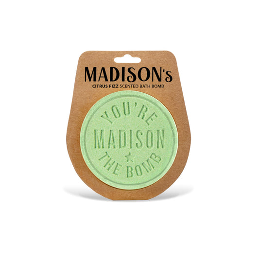 H&H Personalised Scented Bath Bombs - Madison