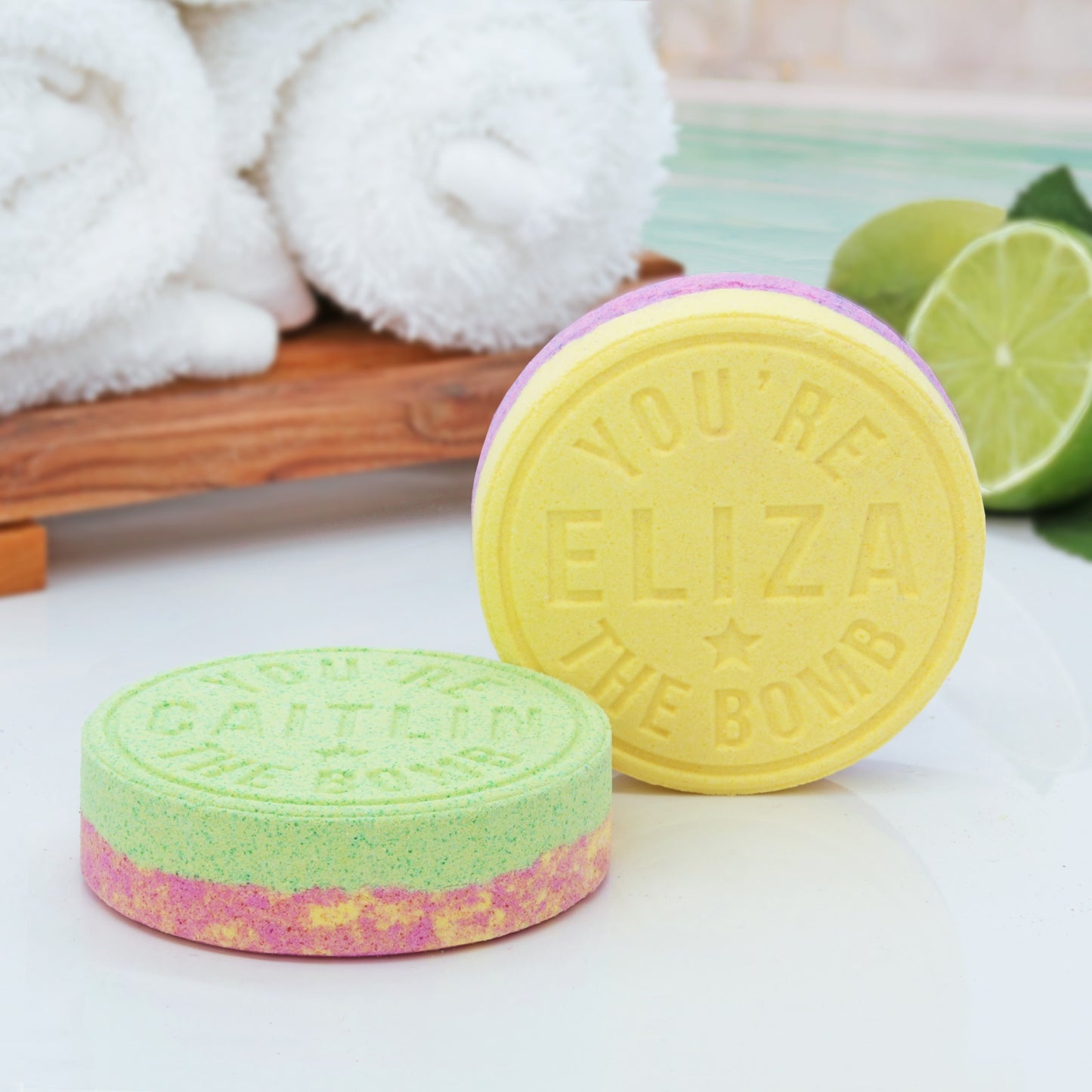 H&H Personalised Scented Bath Bombs - M