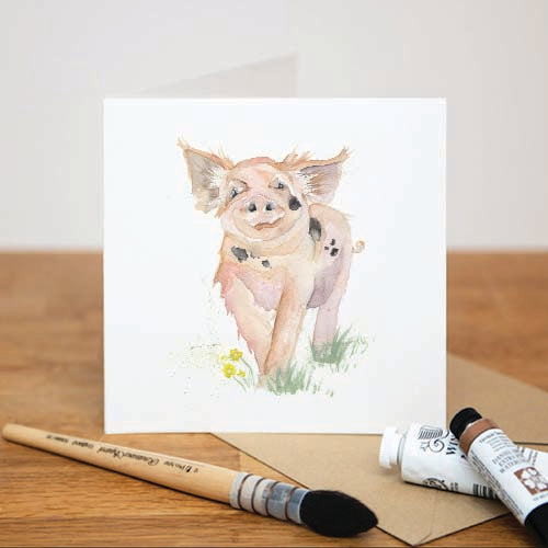 TINY TROTT GREETING CARD