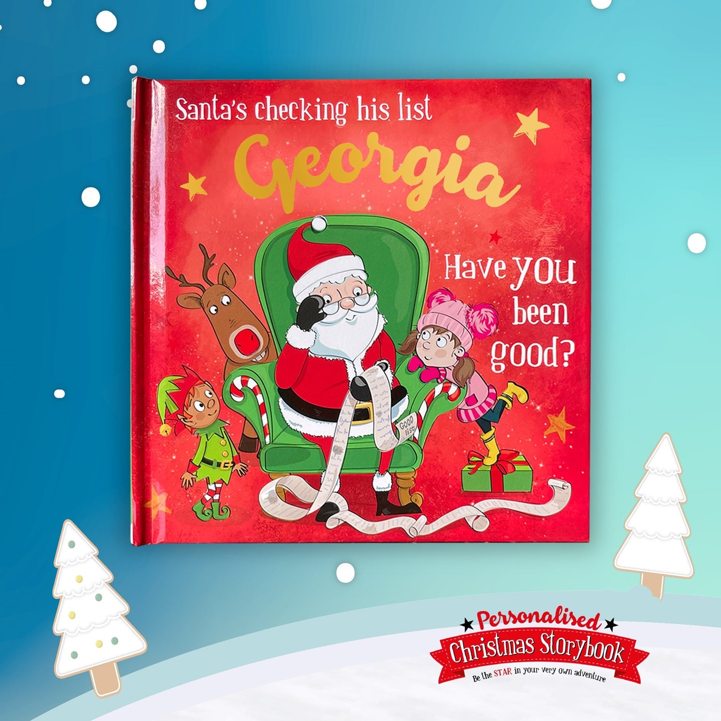 Childrens Xmas Storybook / colouring book   - Georgia