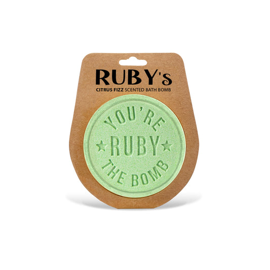 H&H Personalised Scented Bath Bombs - Ruby