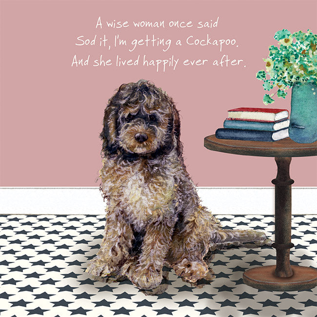Cockapoo Greeting Card