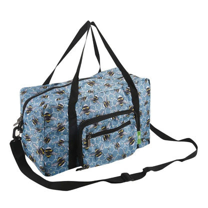 Eco Chic Recycled Cabin Holdall Bag Bumble Bees Blue (EC-DS40BU)