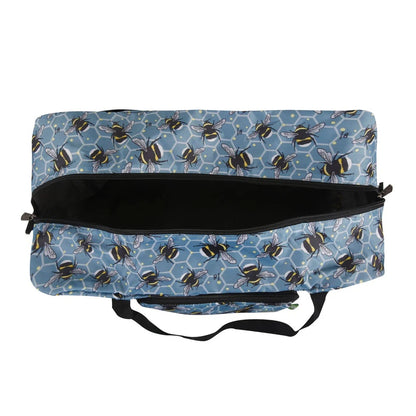 Eco Chic Recycled Cabin Holdall Bag Bumble Bees Blue (EC-DS40BU)