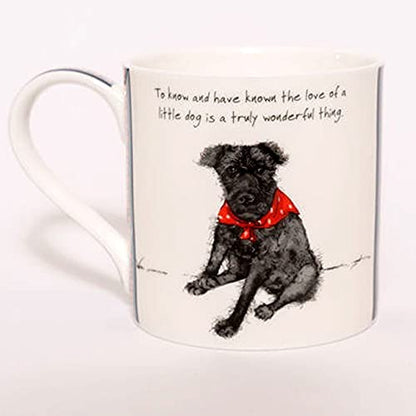 Patterdale Crossbred China Mug-To know and have known the love of a little dog is a truly wonderful thing
