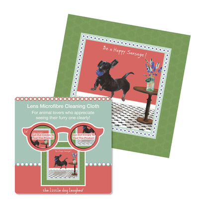 Little Dog Laughed - Dachshund Lens Cleaning Cloth