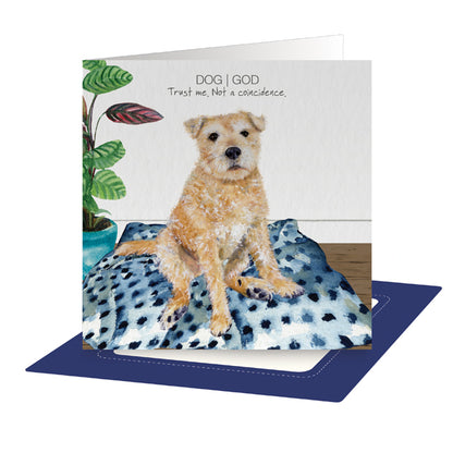 Terrier Rescue Dog Greeting Card