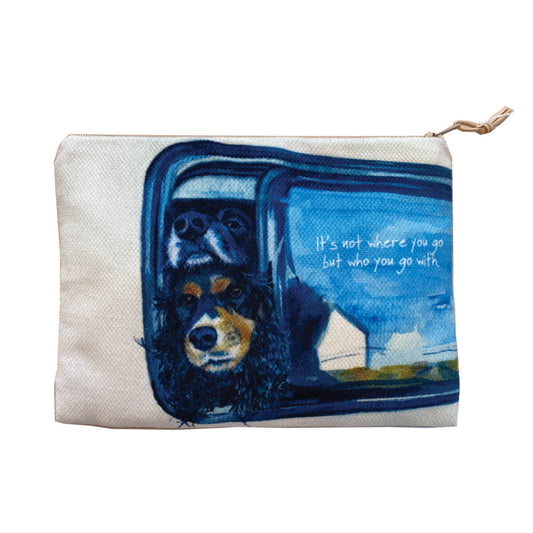 Spaniels Zip Purse | Campervan