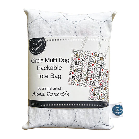 Love Dogs Packable Tote Bag