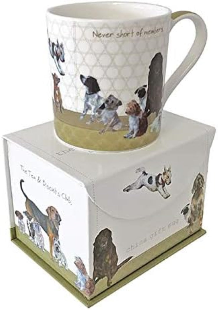 Biscuit Club China Gift Dog Mug – Never Short of Members