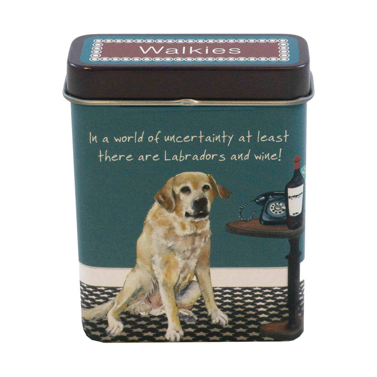 Labrador & Wine - Pocket Treat Tin