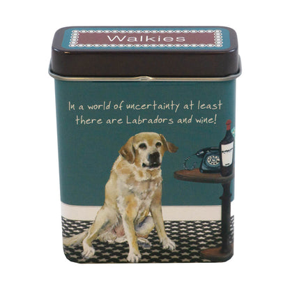 Labrador & Wine - Pocket Treat Tin
