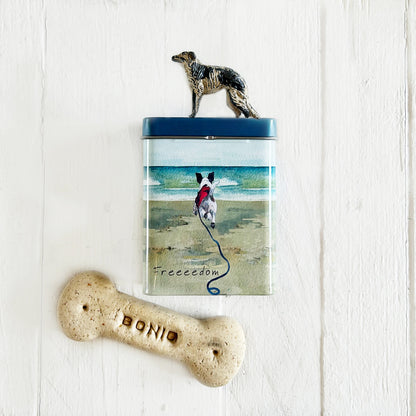 Terrier Walkies Treat Tin